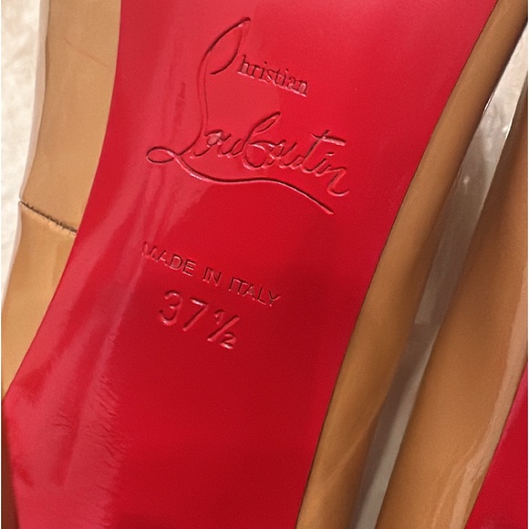Authentic Christian Louboutin heels nude! - Picture 5 of 9